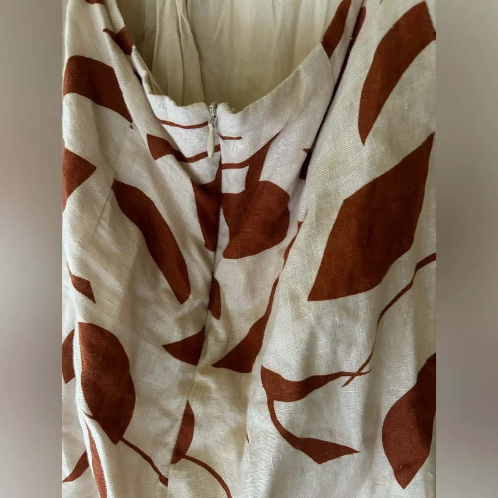NWOT ASTR the Label Heather Dress Rust Abstract - Picture 7 of 8